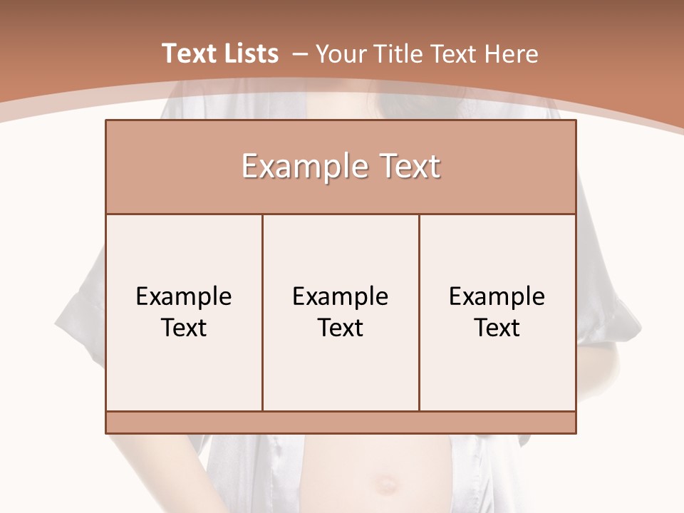 Accomplishment Flower Tummy PowerPoint Template