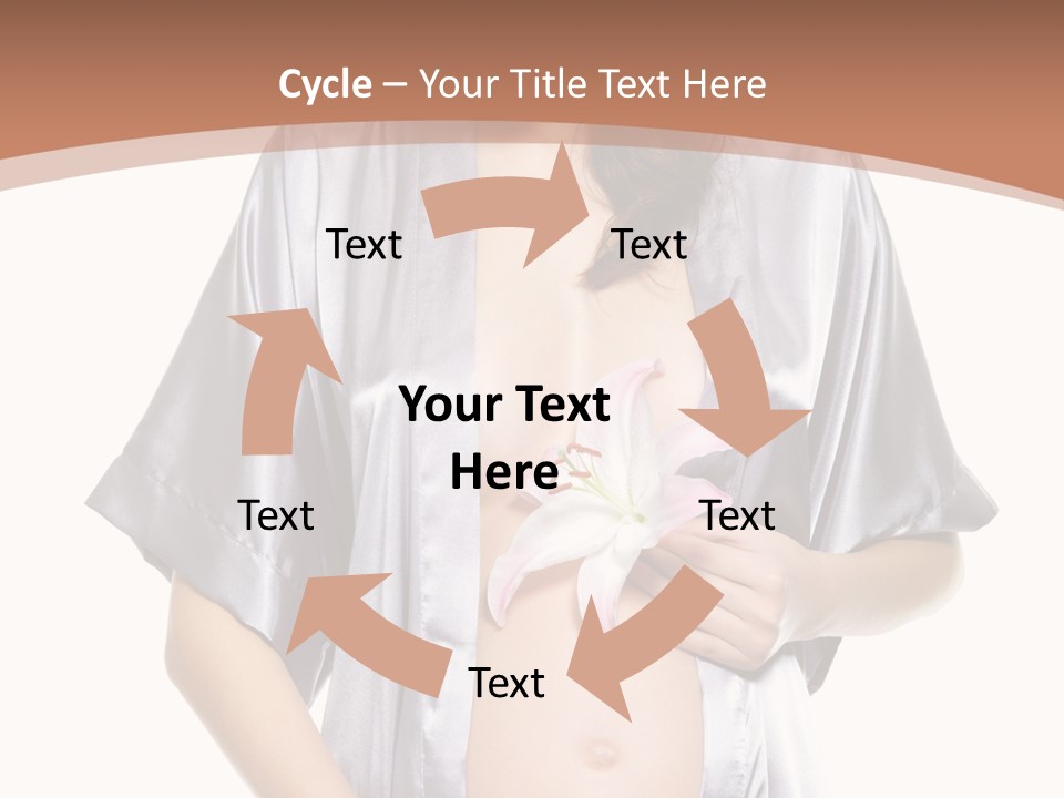 Accomplishment Flower Tummy PowerPoint Template