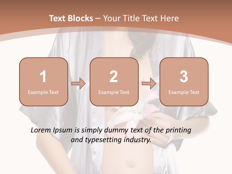 Accomplishment Flower Tummy PowerPoint Template