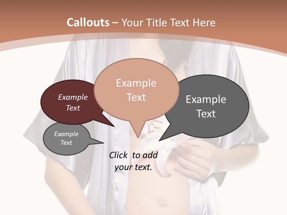 Accomplishment Flower Tummy PowerPoint Template