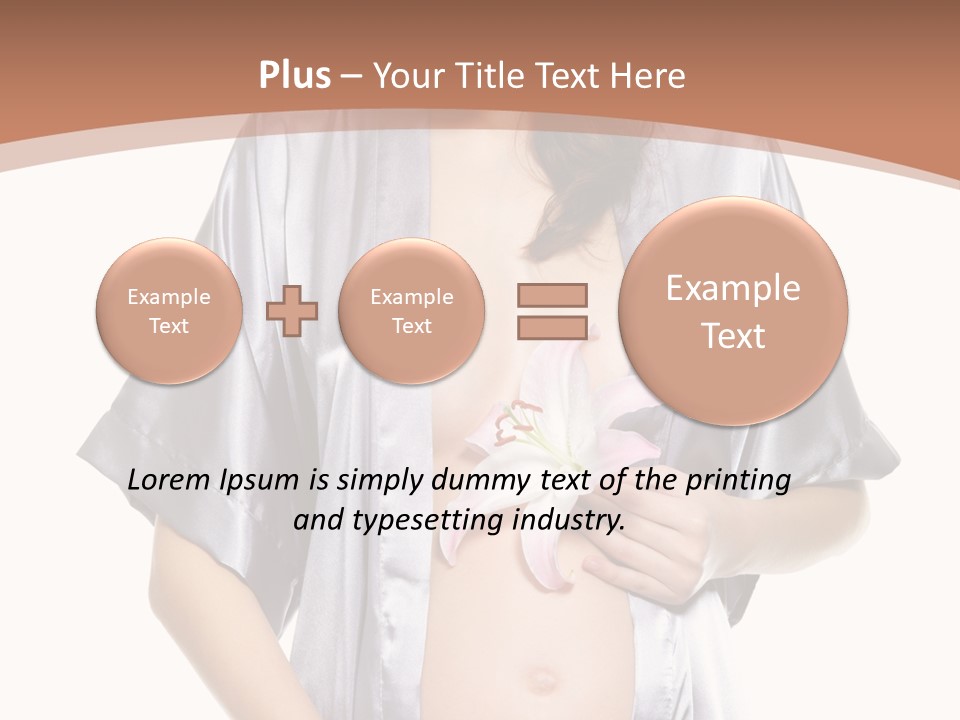 Accomplishment Flower Tummy PowerPoint Template