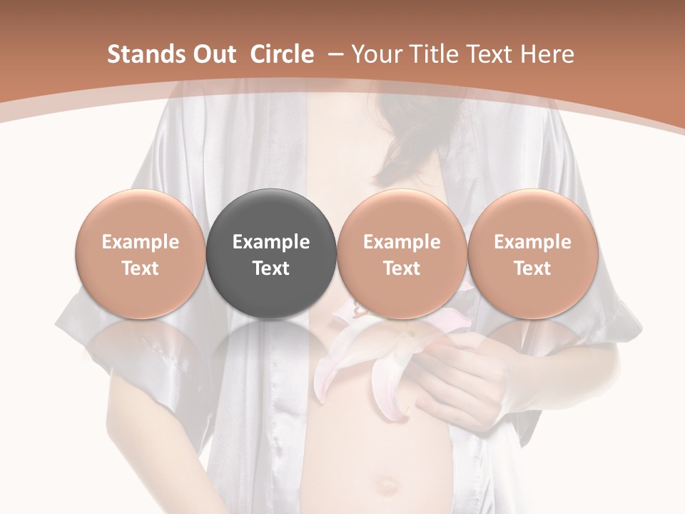 Accomplishment Flower Tummy PowerPoint Template