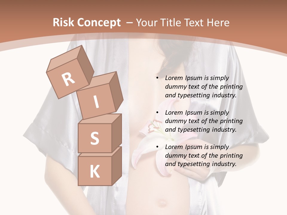 Accomplishment Flower Tummy PowerPoint Template