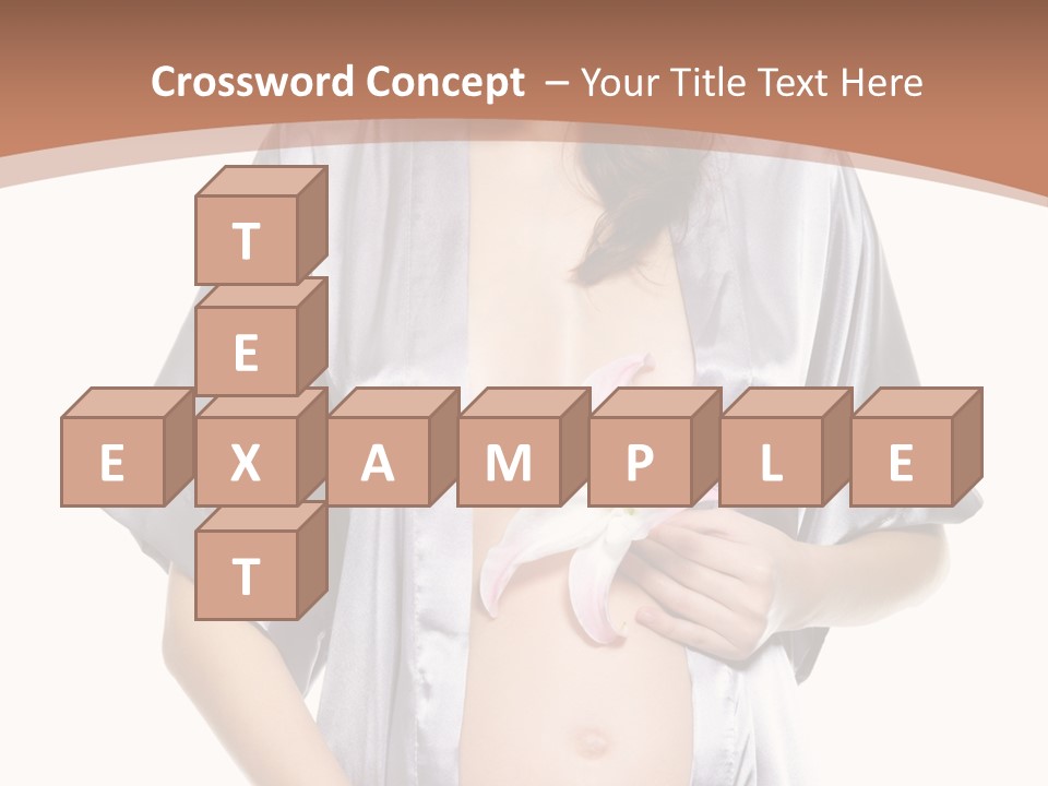 Accomplishment Flower Tummy PowerPoint Template