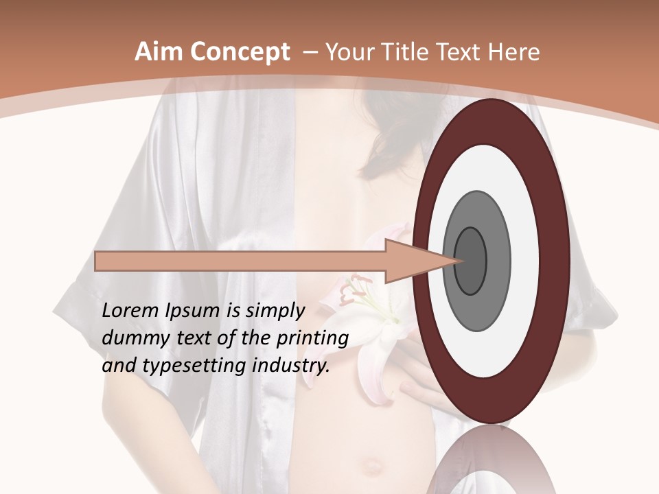 Accomplishment Flower Tummy PowerPoint Template