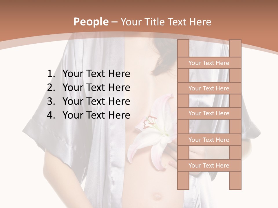 Accomplishment Flower Tummy PowerPoint Template