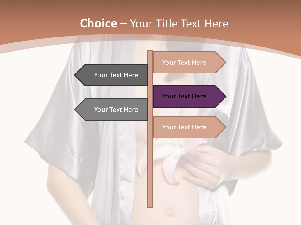 Accomplishment Flower Tummy PowerPoint Template
