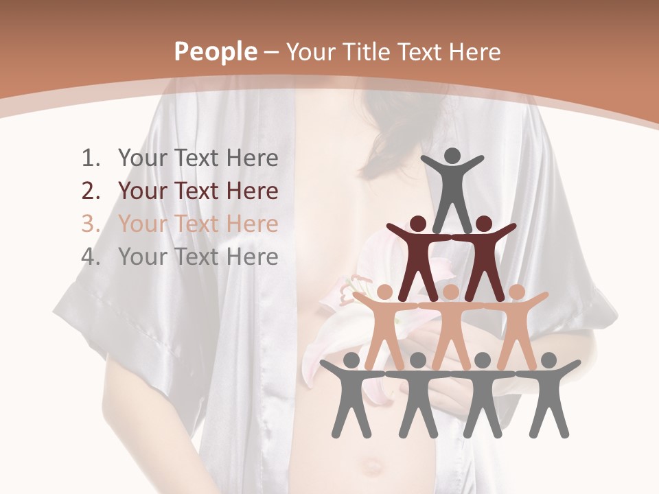 Accomplishment Flower Tummy PowerPoint Template