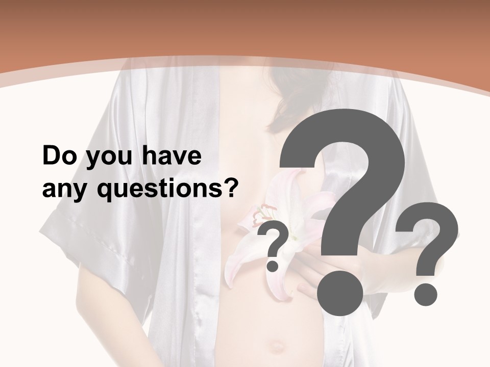 Accomplishment Flower Tummy PowerPoint Template