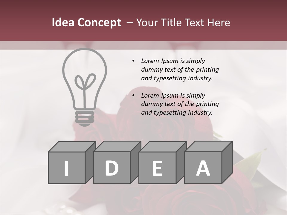 One Green Pearls PowerPoint Template