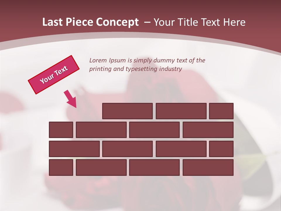 Floral Textured Satin PowerPoint Template