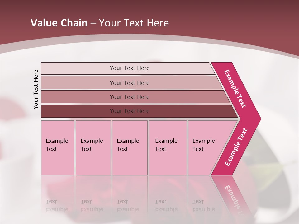 Floral Textured Satin PowerPoint Template