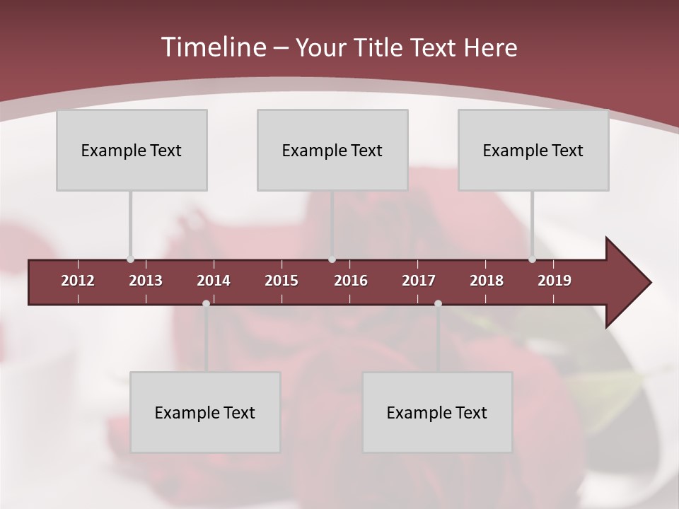 Floral Textured Satin PowerPoint Template