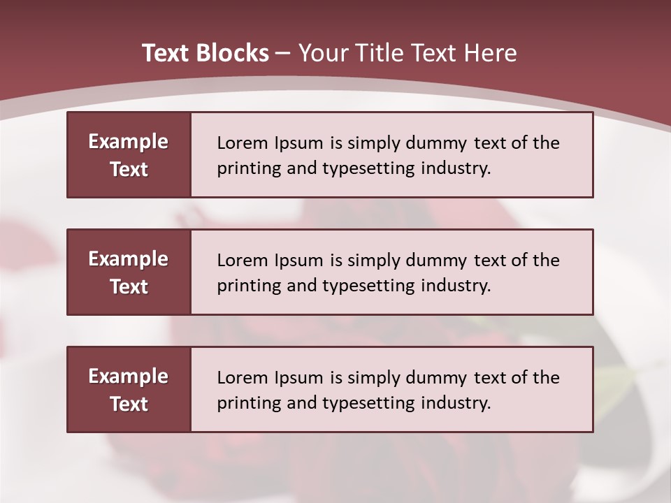 Floral Textured Satin PowerPoint Template