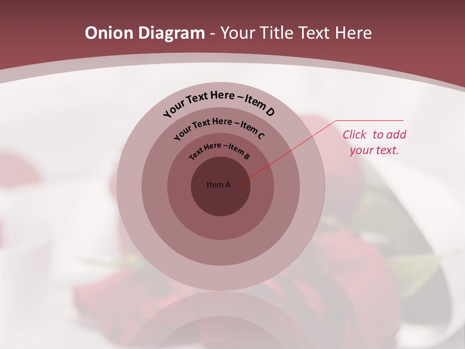 Floral Textured Satin PowerPoint Template