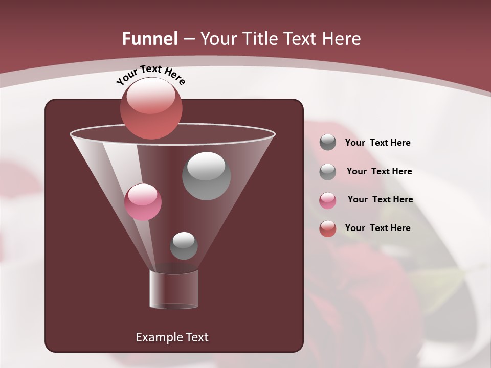 Floral Textured Satin PowerPoint Template