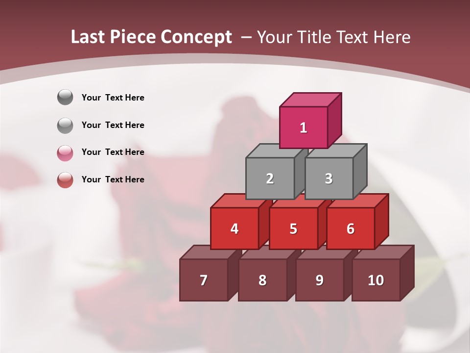 Floral Textured Satin PowerPoint Template