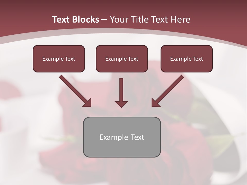 Floral Textured Satin PowerPoint Template