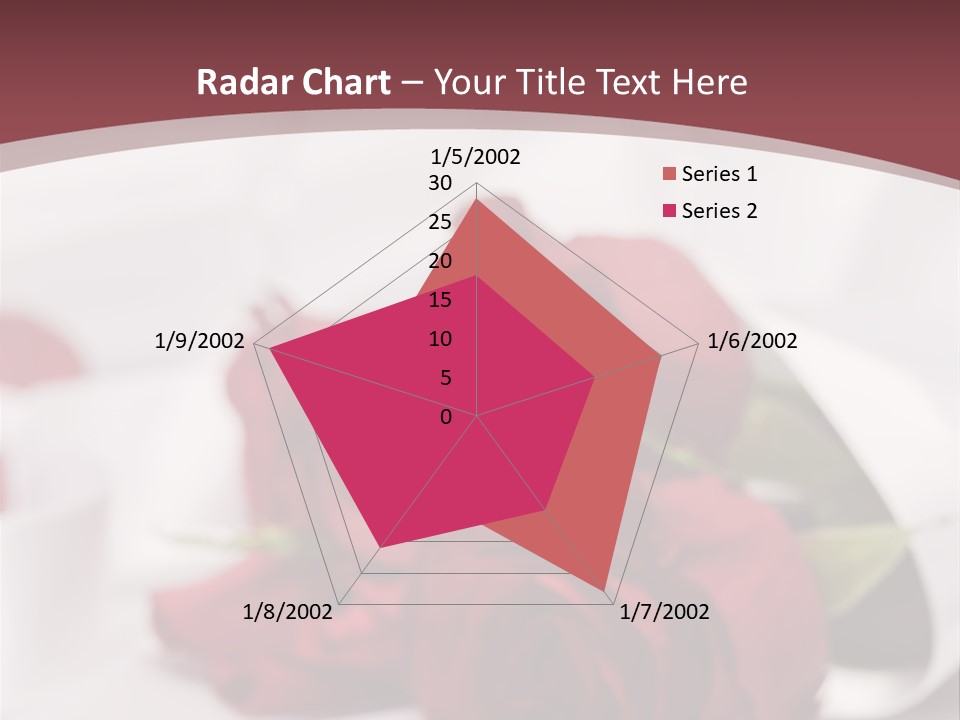 Floral Textured Satin PowerPoint Template