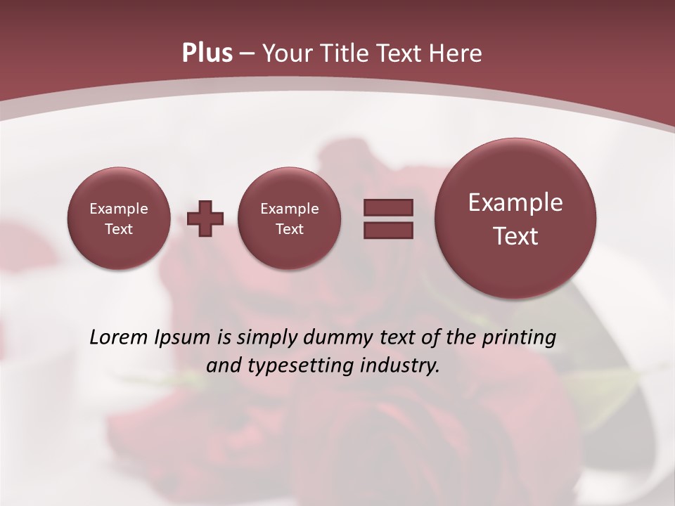 Floral Textured Satin PowerPoint Template