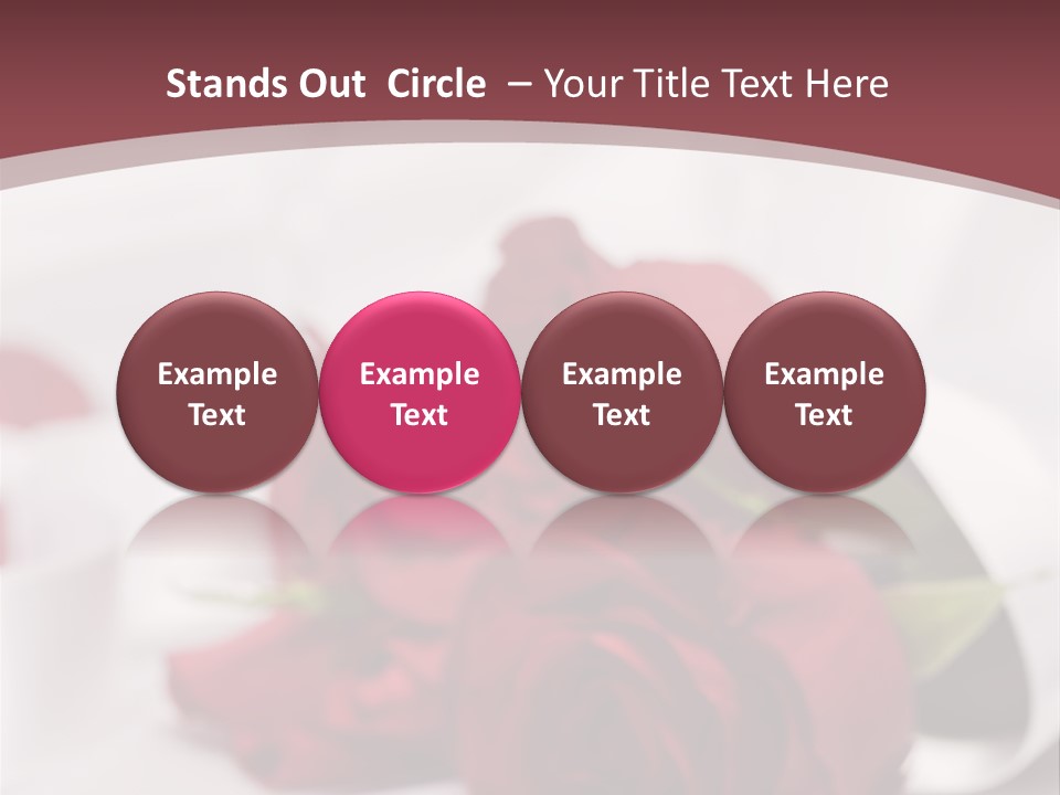 Floral Textured Satin PowerPoint Template