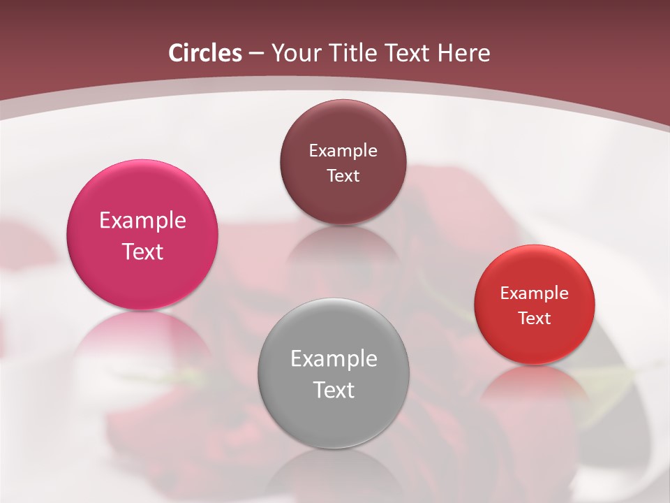 Floral Textured Satin PowerPoint Template