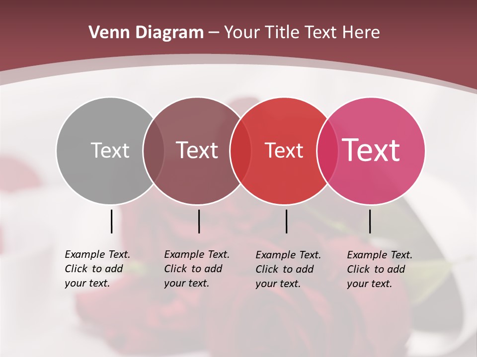 Floral Textured Satin PowerPoint Template