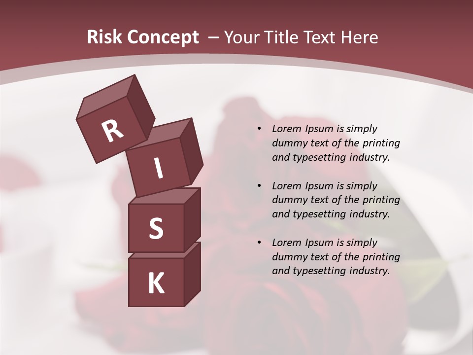 Floral Textured Satin PowerPoint Template