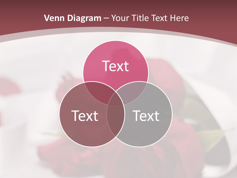 Floral Textured Satin PowerPoint Template