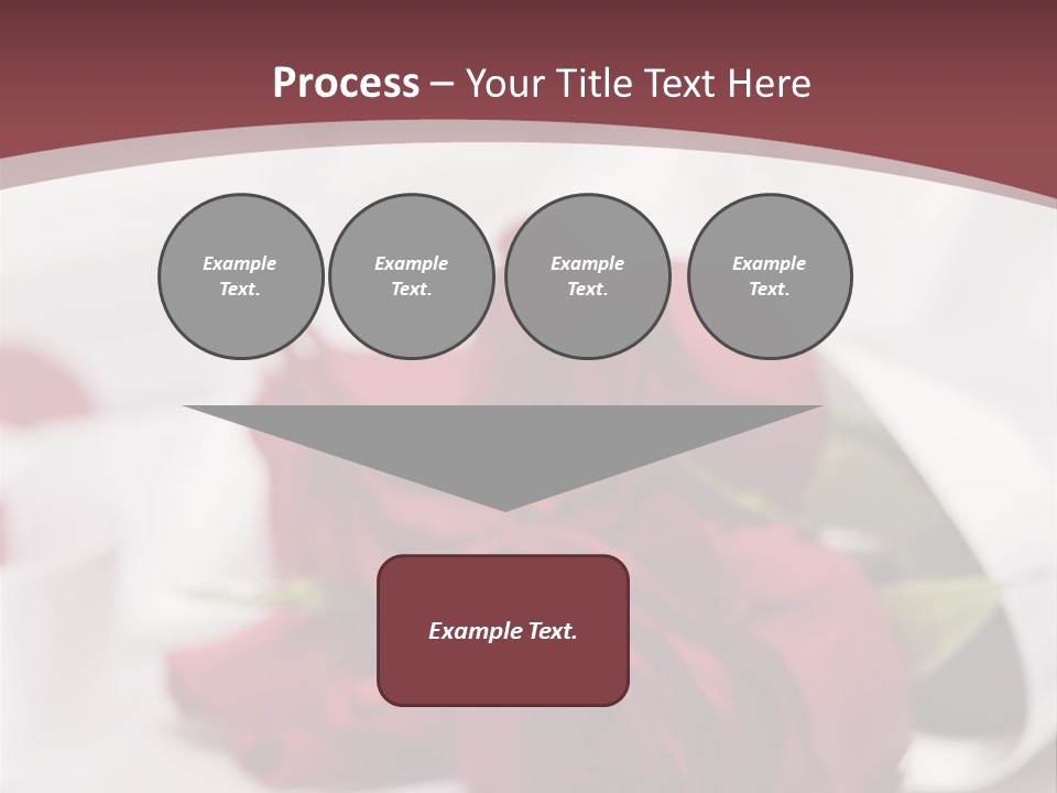 Floral Textured Satin PowerPoint Template