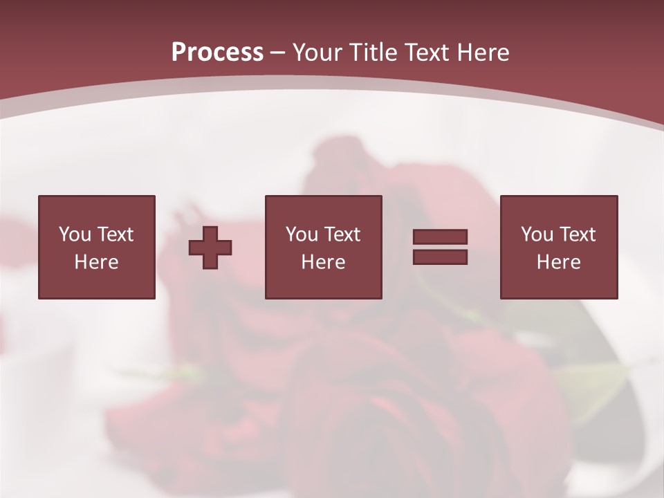 Floral Textured Satin PowerPoint Template