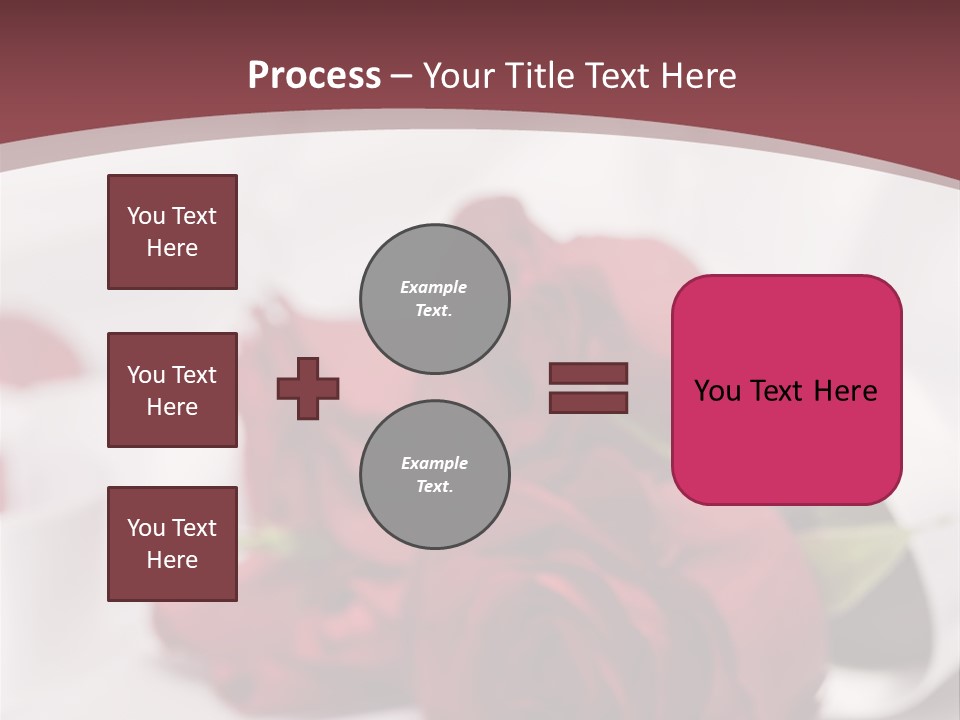 Floral Textured Satin PowerPoint Template