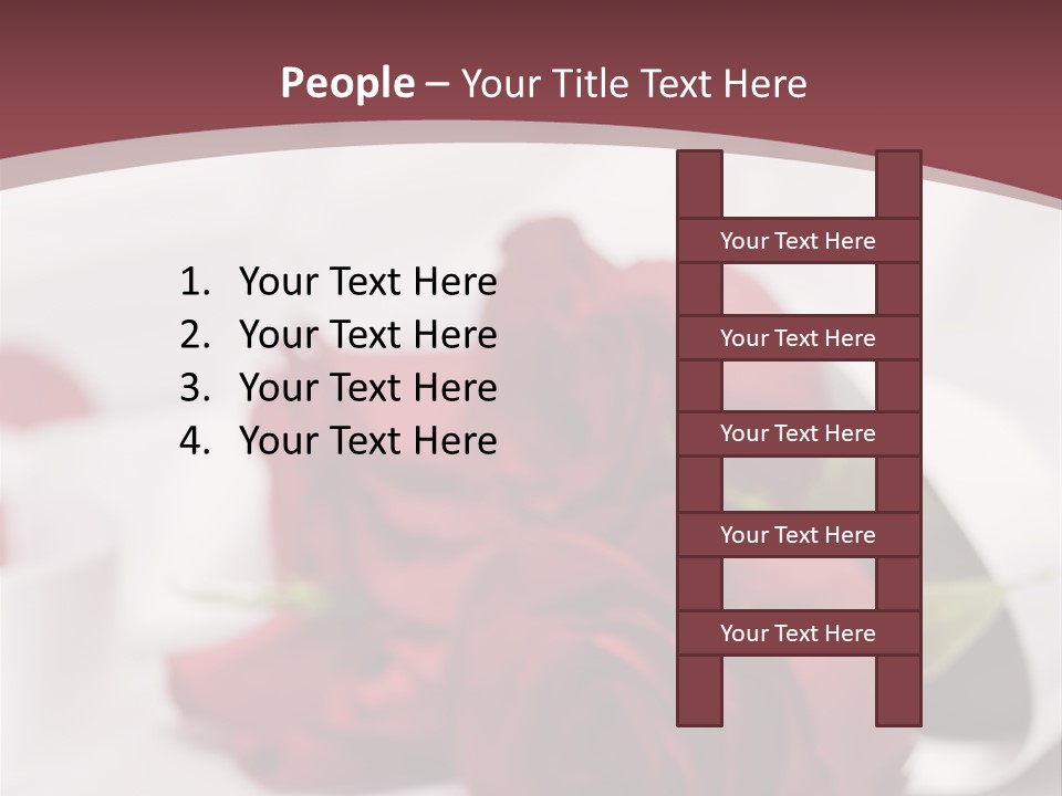 Floral Textured Satin PowerPoint Template