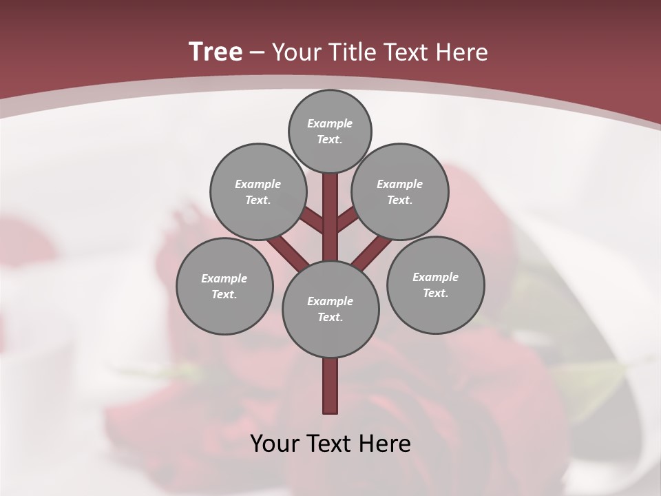 Floral Textured Satin PowerPoint Template