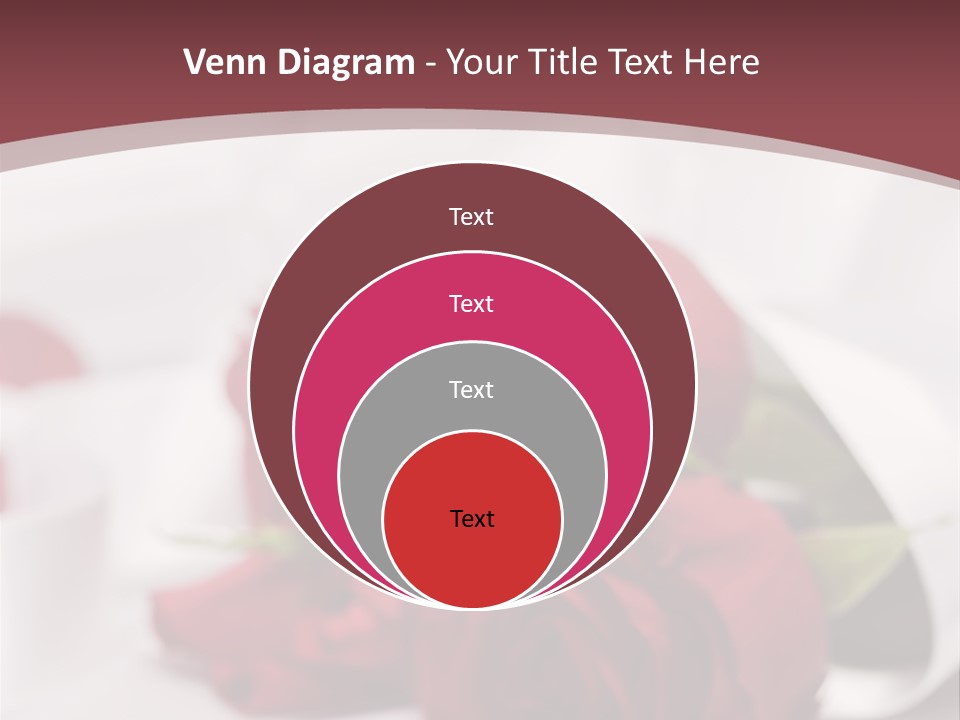 Floral Textured Satin PowerPoint Template