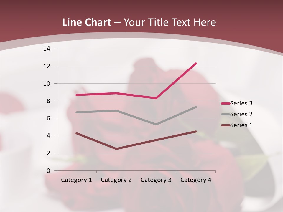 Floral Textured Satin PowerPoint Template