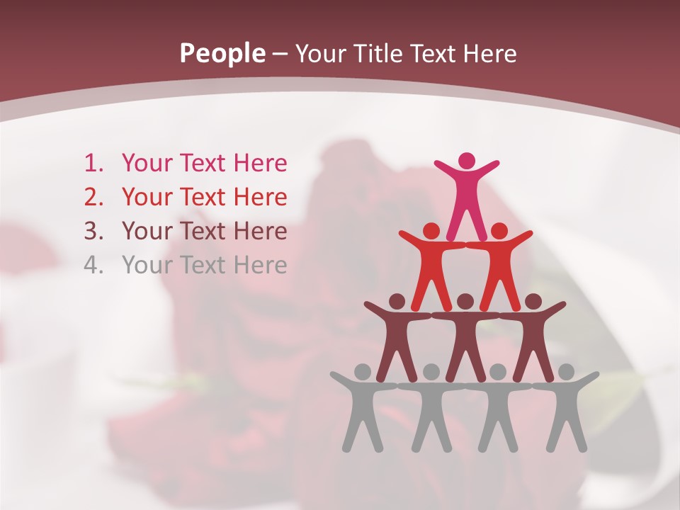 Floral Textured Satin PowerPoint Template