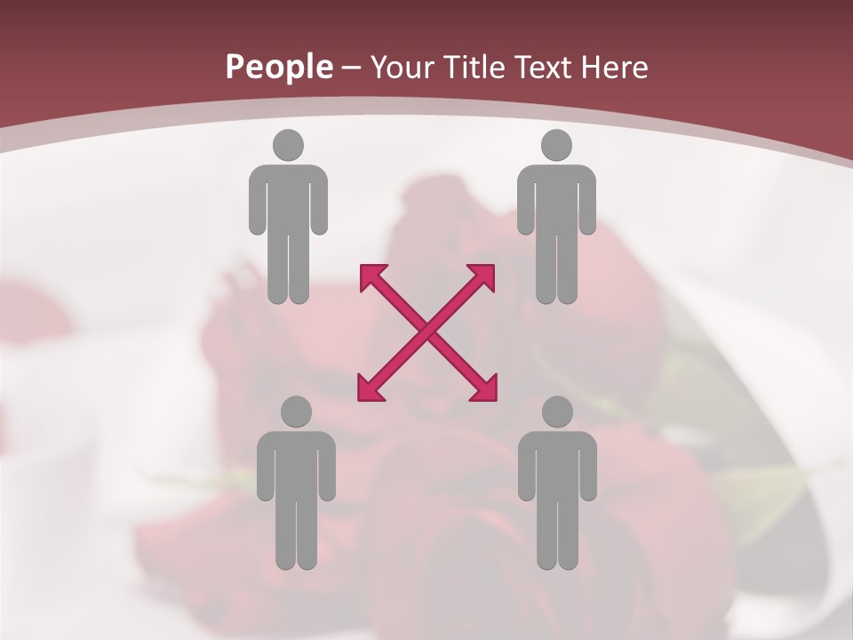 Floral Textured Satin PowerPoint Template