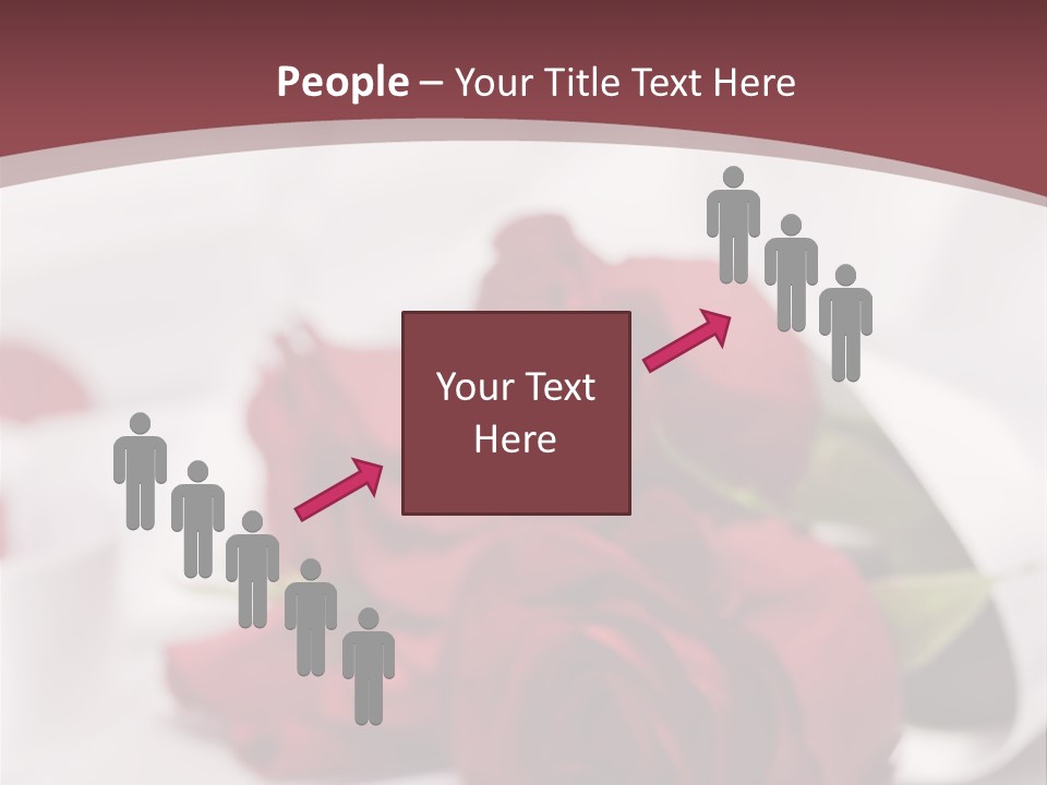 Floral Textured Satin PowerPoint Template