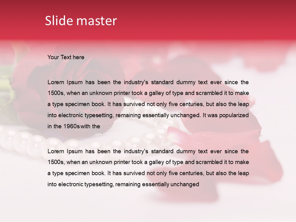 Blossom Satin Celebration PowerPoint Template