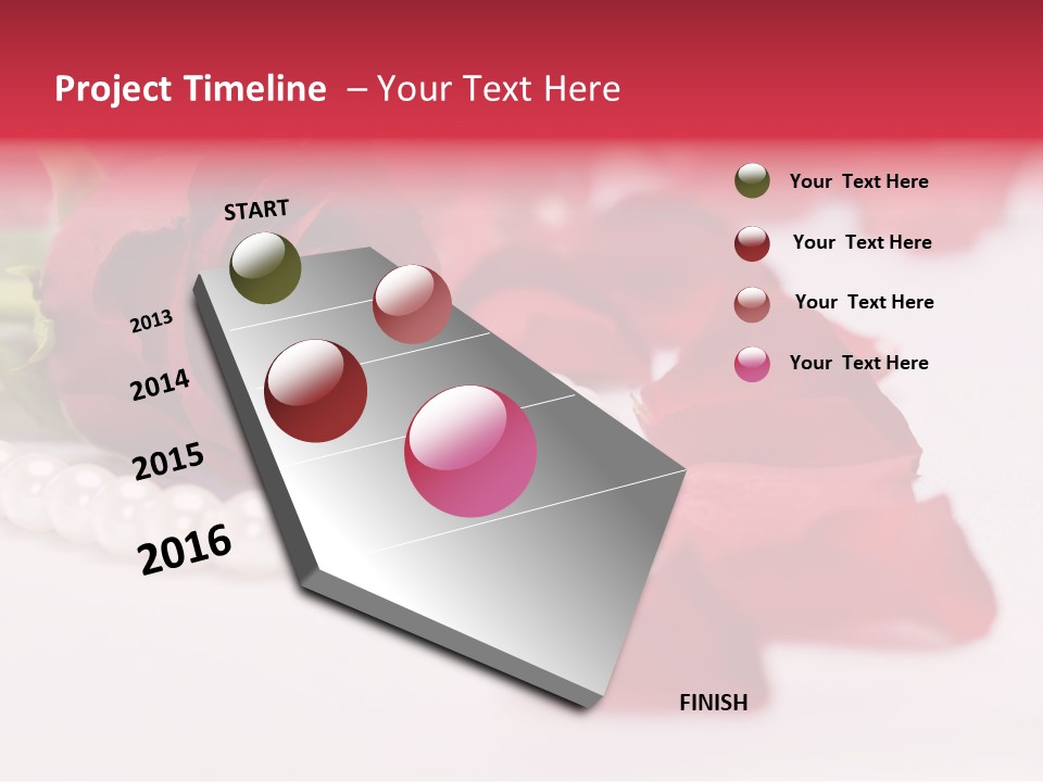 Blossom Satin Celebration PowerPoint Template