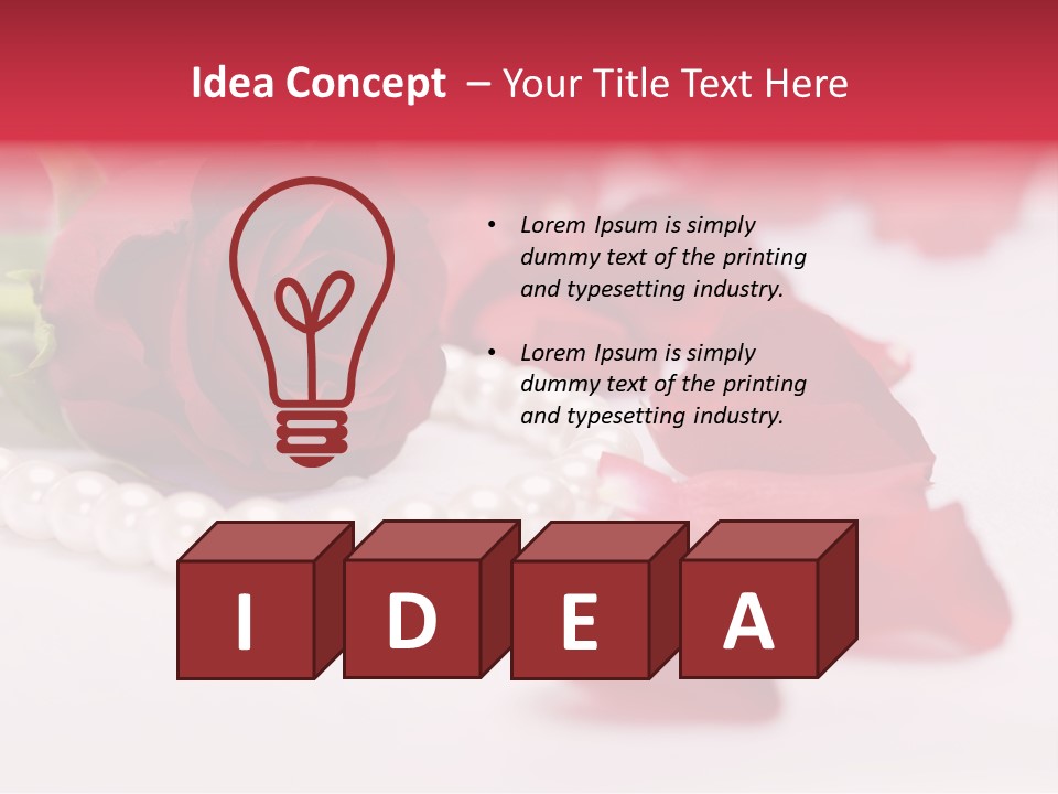 Blossom Satin Celebration PowerPoint Template