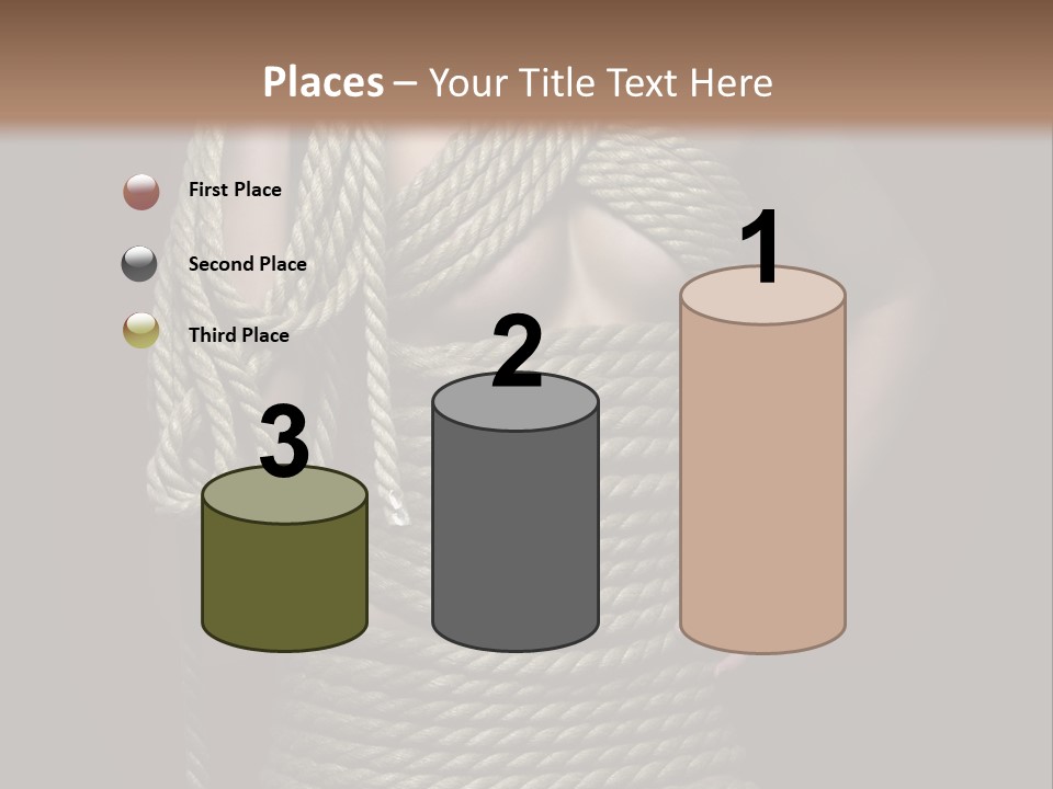 Defeated Bound Female PowerPoint Template