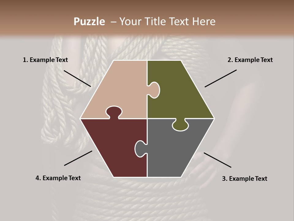 Defeated Bound Female PowerPoint Template