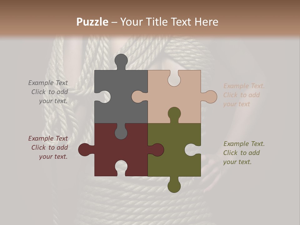 Defeated Bound Female PowerPoint Template