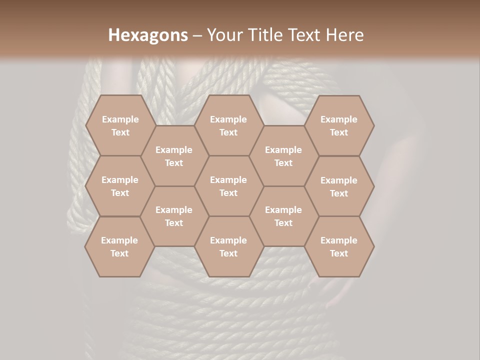 Defeated Bound Female PowerPoint Template