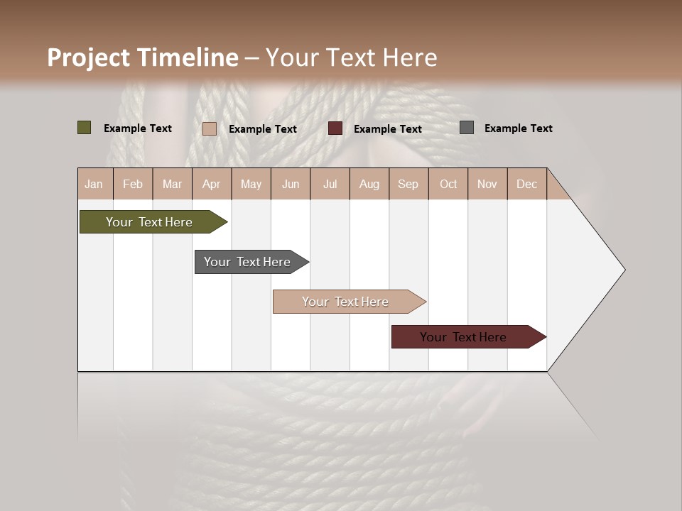 Defeated Bound Female PowerPoint Template