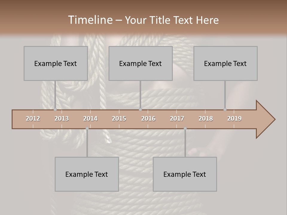 Defeated Bound Female PowerPoint Template