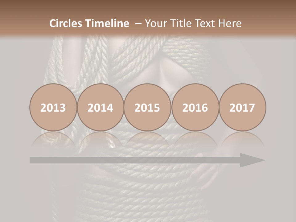 Defeated Bound Female PowerPoint Template