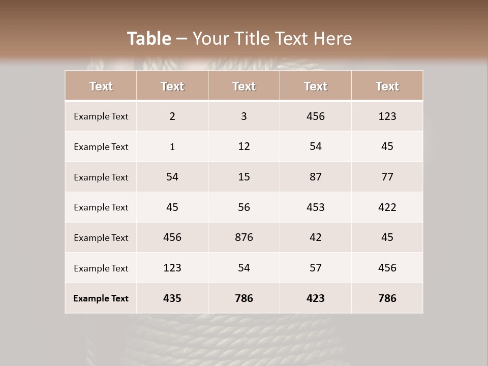 Defeated Bound Female PowerPoint Template